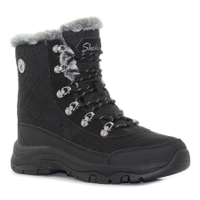 Skechers Trego - Cold Blues fekete bélelt női bakancs Méret:35 női csizma, bakancs