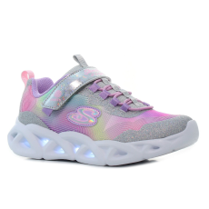 Skechers Twisty Brights 2.0 villogó ezüst gyerek cipő Méret:32