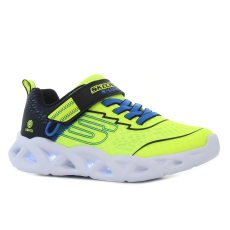 Skechers Twisty Brights 2.0 villogó neonzöld gyerek cipő Méret:31