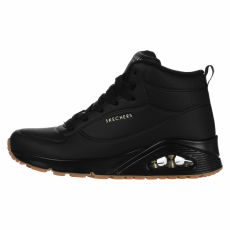 Skechers Uno - Állvány magas csizma 177097BBK női fekete 37,5