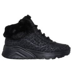 Skechers UNO Lite Cozy Leopard lány cipő