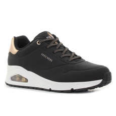 Skechers Uno - Shimmer Away fekete női cipő Méret:35