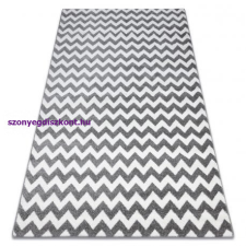  Sketch szőnyeg - F561 szürke / fehér - Cikcakk 200x290 cm lakástextília