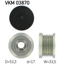 SKF generátor szabadonfutó VKM 03870 autóalkatrész