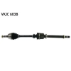 SKF hajtótengely VKJC 6038