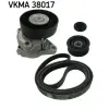 SKF hosszbordás szíj készlet VKMA 38017