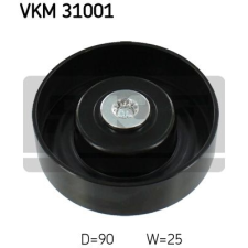 SKF Szíjtárcsa/vezetőgörgő, hosszbordás szíj SKF VKM 31001 kormányvezérlő és kiegészítői