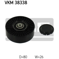 SKF Szíjtárcsa/vezetőgörgő, hosszbordás szíj SKF VKM 38338 kormányvezérlő és kiegészítői