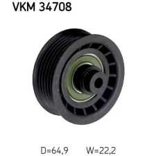 SKF Szíjtárcsa/vezetőgörgő, hosszbordás szíj VKM 34708 autóalkatrész