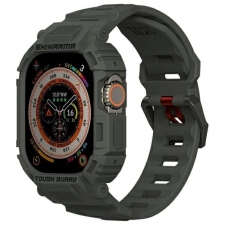 Skinarma Szíj + Mecha 2In1 Tok Apple Watch 49Mm Olive Tokhoz okosóra kellék