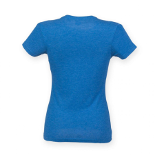 Skinnifit Női póló Skinnifit SFL161 Tri-Blend póló -M, Blue Triblend női póló