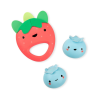  SKIP HOP Chrastítko Farmstand Berry Cute Band szett 3 db, 3m+