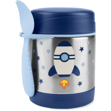  SKIP HOP Spark Style Ételtermosz kanál/villával Rakéta 325 ml, 3év+ babaétkészlet