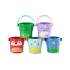  SKIP HOP Zoo hračka do vody vedierka Stack&Pour 5ks, 9m+