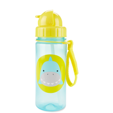  SKIP HOP Zoo Pohár szívószállal PP PVC és BPA mentes Cápa 12m+ babaétkészlet