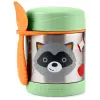 Skip hop Zoo rozsdamentes acél ételtároló termosz evőeszközzel 325ml Mosómedve