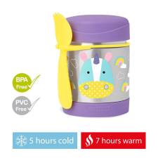 Skip hop Zoo rozsdamentes acél ételtároló termosz evőeszközzel 325ml Unikornis papírárú, csomagoló és tárolóeszköz