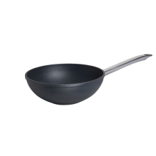 SKK Indukciós titán wok 30 cm, mélység 9,5 cm edény