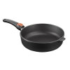 SKK Titánium mély serpenyő 28 cm indukciós sütéshez, levehető fogantyú SKK