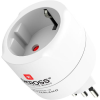 Skross Adapter, Svájcba, Olaszországba, Brazíliába utazóknak, földelt, SKROSS
