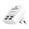 Skross Hálózati töltő 4 darab USB A típusú bemenettel (EUUSBCHARTYPE4A)
