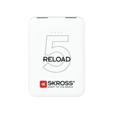 Skross Reload5 5Ah power bank USB/microUSB kábellel, két kimenettel power bank