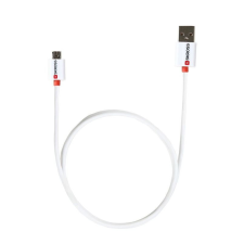 Skross SKR-MICROUSBCABLETE USB 2.0 A apa - micro B apa Összekötő kábel 1m - Fehér/Narancs kábel és adapter