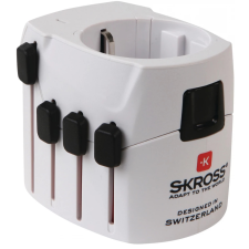Skross SKROSS PRO, a legbiztonságosabb hálózati csatlakozó átalakító, földelt kábel és adapter
