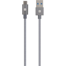 Skross Steel Line USB-A - USB-C adatkábel 120cm (SKCA0012A-C120CN) (SKCA0012A-C120CN) kábel és adapter