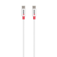 Skross USB-C - USB-C adatkábel 200cm fehér-piros (SKCA0009C-C200CN) (SKCA0009C-C200CN) kábel és adapter