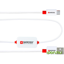 Skross USB Micro USB Átalakító Fehér 1m SKR-BUZZMICROUSBCABE kábel és adapter