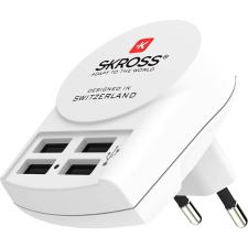 Skross USB töltő 4 darab A típusú bemenettel (1.302422) (SKR1.302422) mobiltelefon kellék