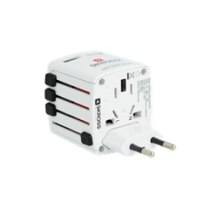 Skross World USB Charger 2,4 A földeletlen adapter kábel és adapter
