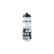 SKS Team Germany műanyag kulacs, 750 ml, csavaros, átlátszó kulacs, kulacstartó
