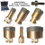 SKT Diamond-tools ÚJ!-SKT gyémánt lyukfúró készlet sarokcsiszoló/fúrógép 12-20-35-43-50-68 mm +koffer (skt226007b)