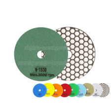 SKT gyémántszemcsés polirozótárcsa P1500 , D125mm száraz használat (skt4251500) barkácsolás, csiszolás, rögzítés
