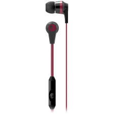 Skullcandy Ink'd 2 mikrofonos fülhallgató fekete/piros fülhallgató, fejhallgató