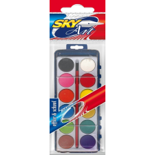 SKY 12 db-os vízfesték készlet WCS12A kréta, festék és papír