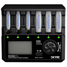 SkyRC NC2500 Pro 6x AA / AAA NiMH/NiCd töltő makett