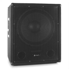 Skytec SMWBA15, aktív PA subwoofer, bi-amp, AUX, MIC autós mélynyomó