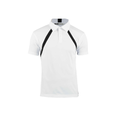 Slazenger Lob Cool Fit férfi póló, fehér-fekete, 3XL