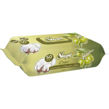 Sleepy nedves törlőkendő 50db-os Fedeles Olívaolaj &amp; Pamut törlőkendő