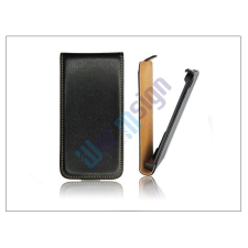 Slim Slim Flip bőrtok - Samsung SM-G900 Galaxy S5 - fekete tok és táska