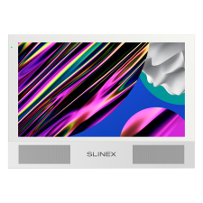 SLINEX SONIK 10 videó kaputelefon beltéri egység 10" IPS 16:9 kijelző monitor, fehér kaputelefon