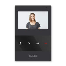 SLINEX SQ-04M 4,3" TFT videó kaputelefon beltéri egység - kijelző monitor, fekete kaputelefon