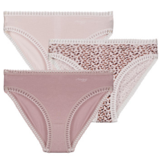 SLOGGI Bugyik GO Crush High leg PACK DE 3 Rózsaszín EU XXL