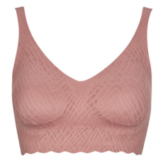 SLOGGI Merevítő nélküliek ZERO Feel Bliss Bralette Barna EU S
