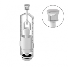 Slovarm Leeresztőszelep öblítőtartályhoz, START/STOP, króm 621166 szaniter