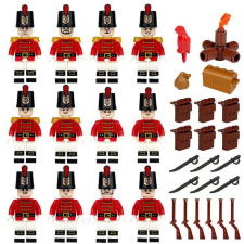 Sluban 12 darab Napoleon korabeli katonafigura számos kiegészítővel barkácsolás, építés