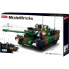  Sluban Army Model Bricks M38-B0839 német fő harckocsi 2 az 1-ben
